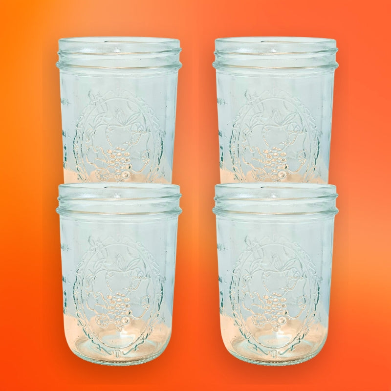 FoodVault™ Glass Mason Jars