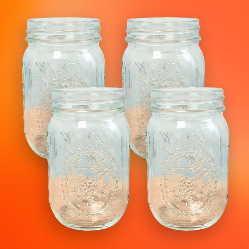 FoodVault™ Glass Mason Jars