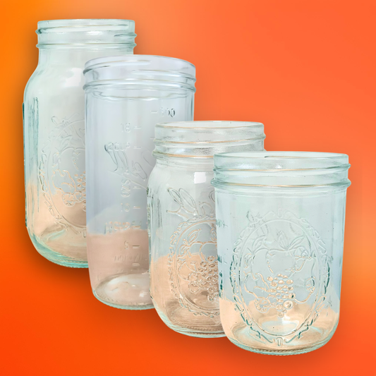 FoodVault™ Glass Mason Jars